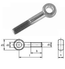 DIN 444 Gözlü Cıvatalar (Halkalı Cıvata) – Yüksek Mukavemetli Çelik ve Paslanmaz (Inox) Seçenekleriyle - Dağ Civata