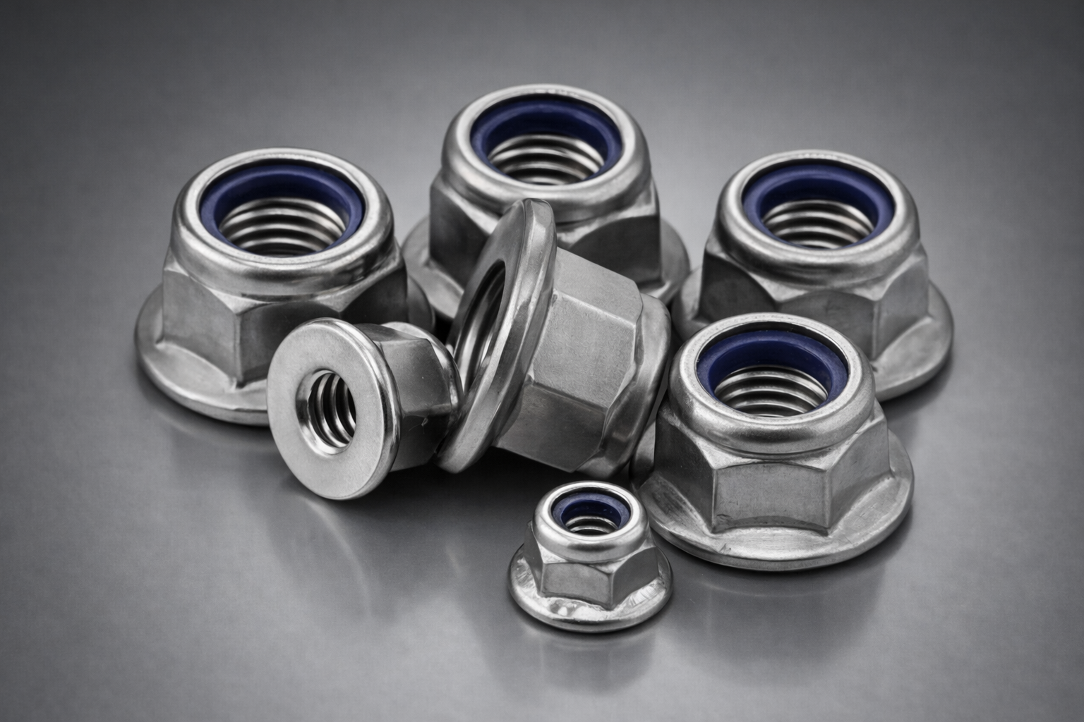 DIN 6926 Fiberli Flanşlı Somun – Titreşime Dayanıklı ve Yüksek Temas Yüzeyli Kilitli Somun - Dağ Civata